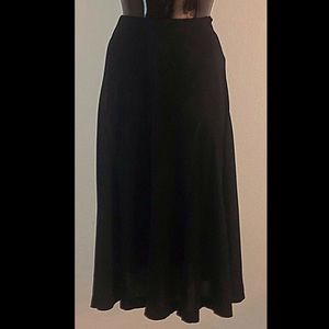 Vtg 80s Rare MARION KOPS Sheer Black Ballet Skirt